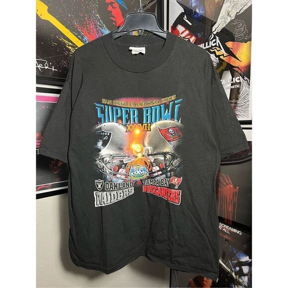 Vintage Y2K NFL Superbowl 37 Tee - Picture 1 of 4